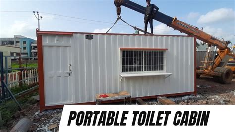 Portable Toilet Cabin Video Portable Cabins Shree Balaji Porta