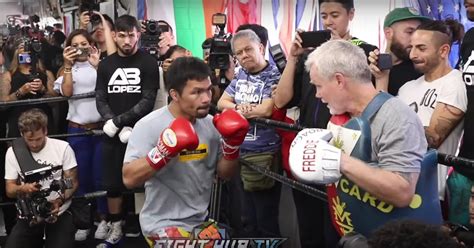 Pacquiao-Thurman: Manny Pacquiao’s Media Workout - Bad Left Hook