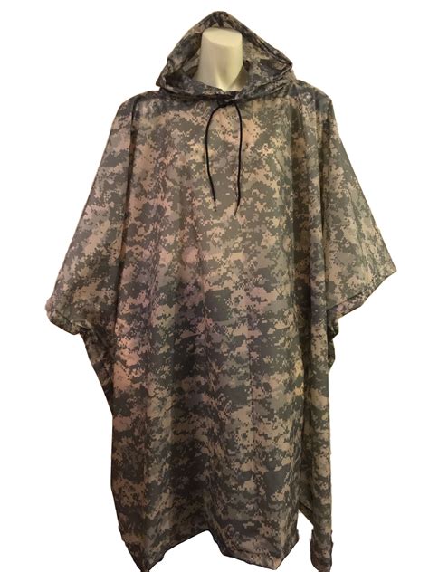 Rain Ponchos Plus Nylon Rain Poncho Camo