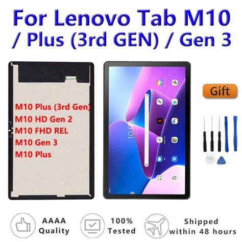 สำหรับ Lenovo M10บวก Fhd Rel Tab M10 Hd Gen 2 Plus 3rd Gen 3 Tb X306 X306x Tb X606f X606x ประกอบ