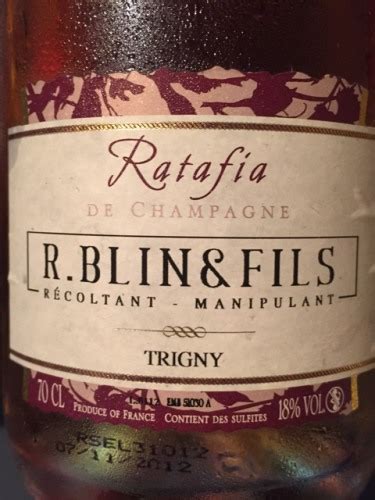 R Blin Fils Ratafia De Champagne Vivino Hong Kong