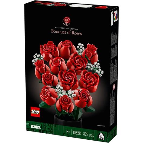 LEGO ICONS Bouquet of Roses Building Set 10328 Ages 18+