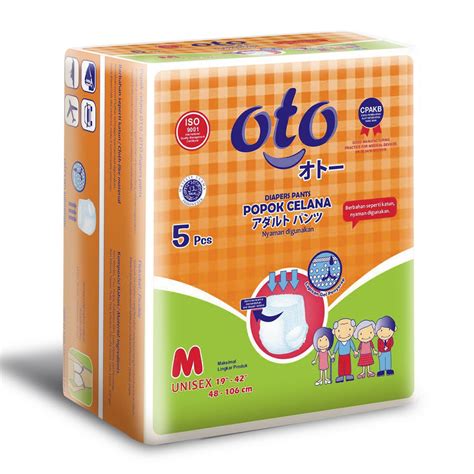 Jual OTO Diapers Adult Pants Popok Dewasa Model Celana Size M Isi 5