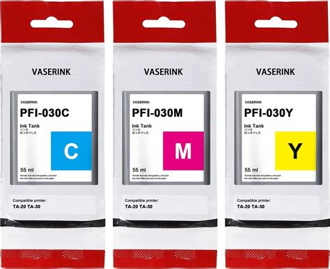 Amazon Canon TM 240 TM 340 55ml Ink Tank Set PFI 030MBK PFI 030BK