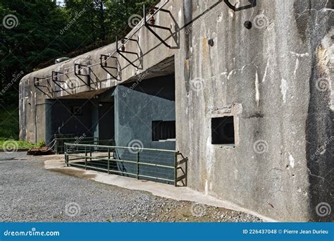 Fort Schoenenbourg Part Of The Maginot Line Alsace France Stock Image