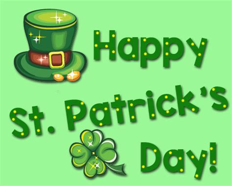 Sparkly St Patricks Day Free Happy St Patricks Day Ecards 123