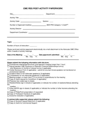 Fillable Online Request For Approval For Cme Activity Studylib Fax