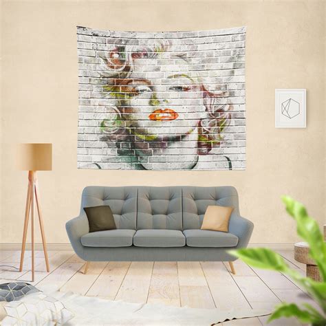 Marilyn Monroe Wall Tapestry Sex Symbol Wall Hanging Movie Etsy Free Download Nude Photo Gallery