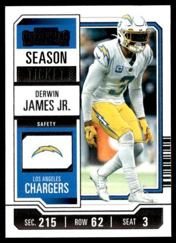 Derwin James Jr Panini Contenders Season Ticket Los Angeles