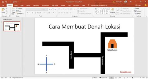 Cara Membuat Denah Lokasi Dengan Google Maps Dan Powerpoint