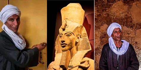 Egyptian guard of tomb of Akhenaten resembles Akhenaten himself(Video ...