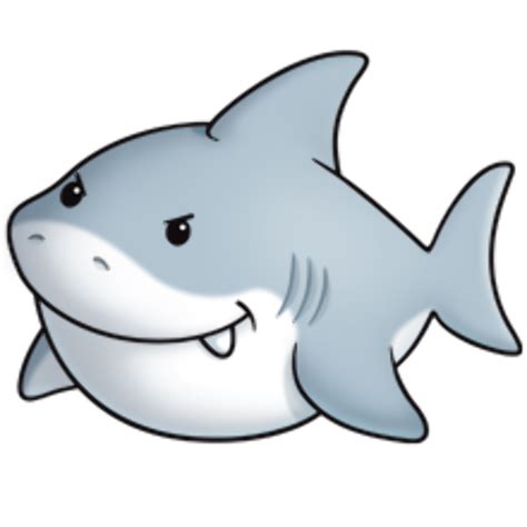 Cute Great White Shark Drawing