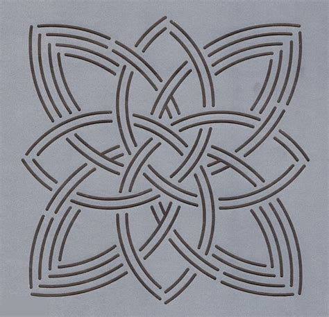 Celtic Design 1 5 5 In 2020 Celtic Designs Hand Quilting Patterns Lace Stencil