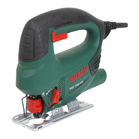 BOSCH PST 650 PE OPERATING INSTRUCTIONS MANUAL Pdf Download | ManualsLib