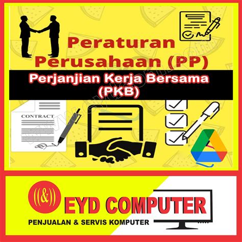 Jual Peraturan Perusahaan Pp Perjanjian Kerja Bersama Pkb Standar