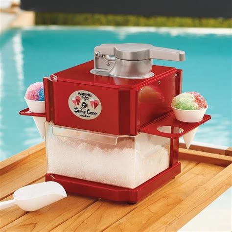 Waring Metallic Red Snow Cone Maker » Gadget Flow