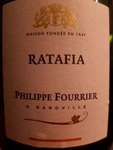 Philippe Fourrier Ratafia De Champagne Vivino US