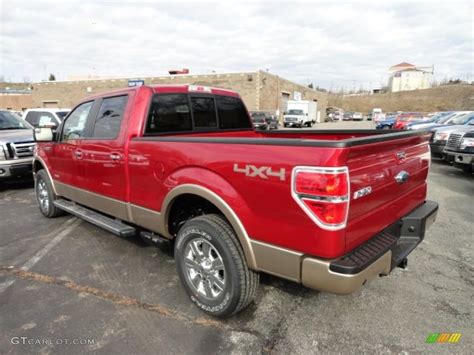 Red Candy Metallic 2012 Ford F150 Lariat Supercrew 4x4 Exterior Photo