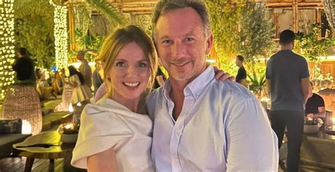 Christian Horner Inaugure 2024 Avec Sa Femme Geri