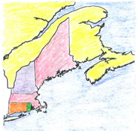 New England Colonies Map Diagram Quizlet