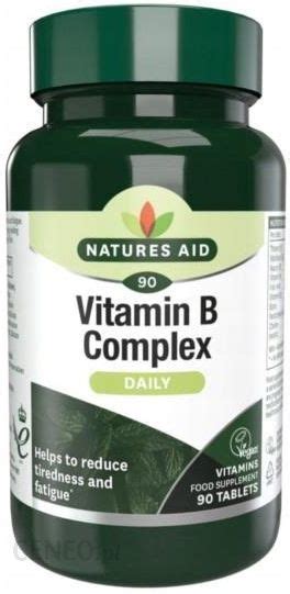 Natures Aid Witamina B Complex 90 Tabl Opinie I Ceny Na Ceneo Pl