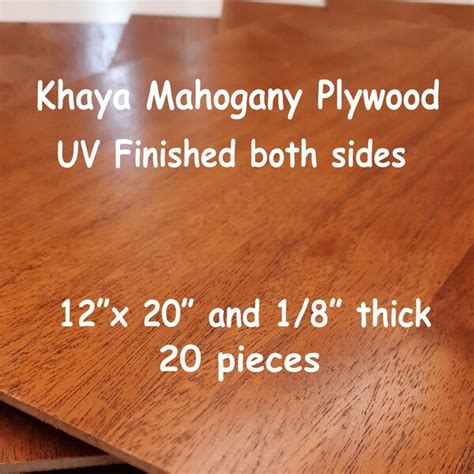 Glowforge Prefinished Wood Etsy