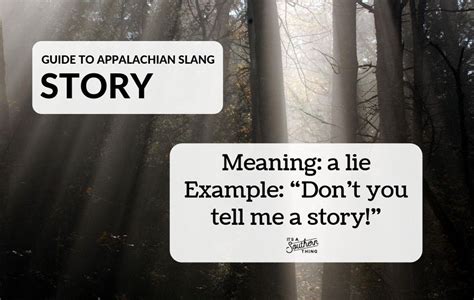 A guide to Appalachian Mountain slang - It's a Southern Thing