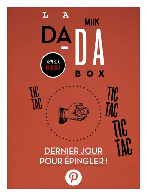 Tic Tac Tic Tac Dernier Jour Pour Pingler Vos Inspirations Dada L