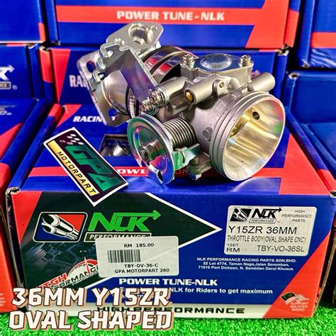 Nlk Performance Racing Throttle Body Oval Shaped Siap Intake Y Zr Y