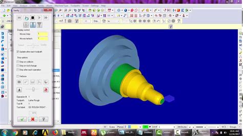 Master Cam Lathe Tutorial Step By Step Youtube