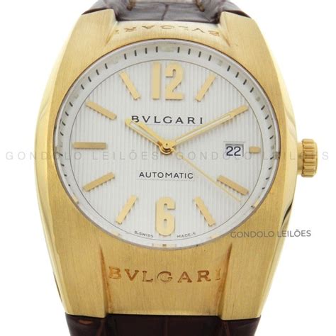 Relógio Bulgari Bvlgari Ergon Automatic Gold Caixa em