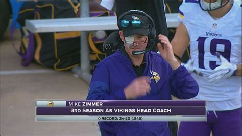 Mike Zimmer is wearing an eye patch on the Vikings sideline - SBNation.com