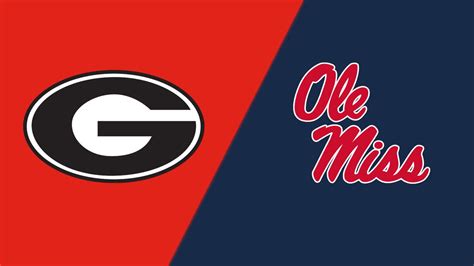 Georgia Vs Ole Miss Stream The Game Live Watch Espn