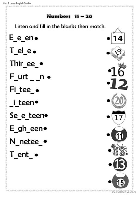 Worksheets For Numbers 11 20 The Measured Mom Worksheets Library