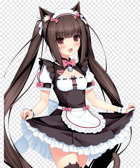 Nekopara Vestido De Sirvienta De Anime Traje De Carrera Chocolate