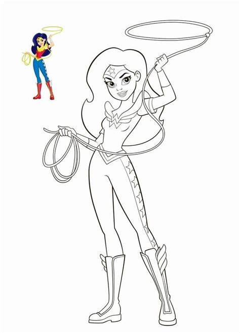 Dibujos De Dc Super Hero Girls Para Colorear Wonder Day Dibujos