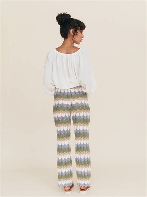 Opia Cosette Knit Pants Multi Abicus