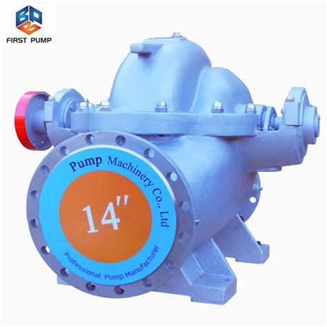 Large Capacity Single Stage Double Suction Horizontal Split Case Pump