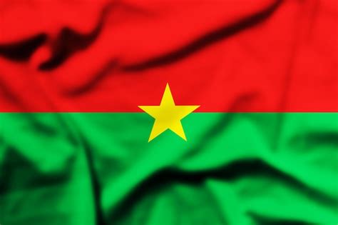 Premium Photo Waving Flag Of Burkina Faso