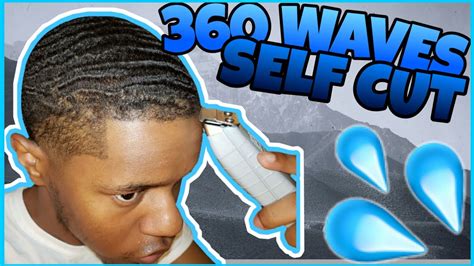 360 Waves Self Cut End Of 12 Week Wolf How To Cut Your Own Hair Youtube