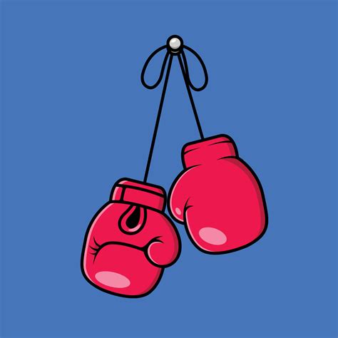 Boxing Gloves Cartoon Vector Icon Illustration 4835442 Vector Art at ...