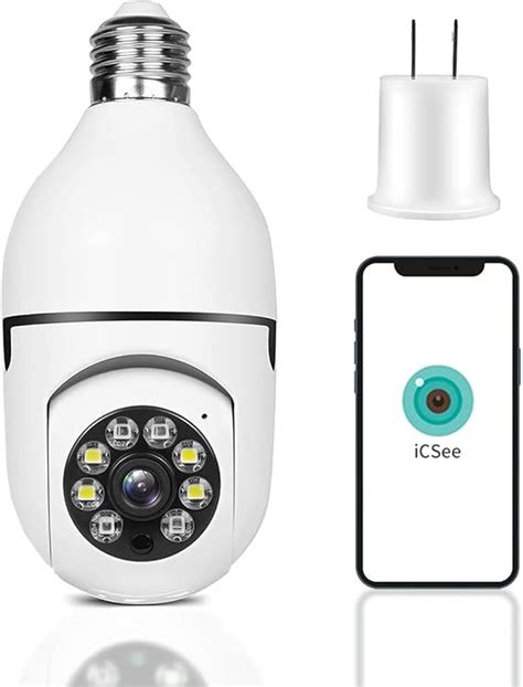 Easytao Q Foco Con Camara De Seguridad Wifi Camara De Foco