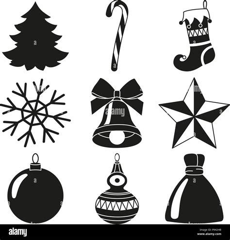 White Christmas Ornament Vector