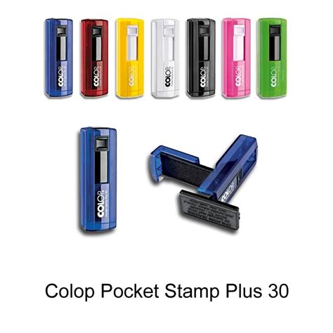 Taschenstempel Colop Pocket Stamp Plus Deine Gravur Laserdesign