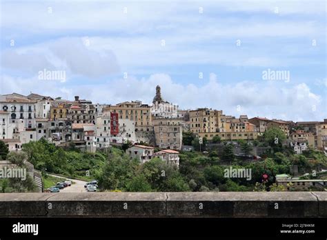 Cetara Panorama Dal Ponte Della Litoranea Stock Photo Alamy