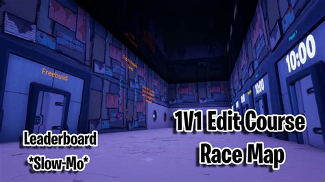 Edit Race Course 1v1 Slow Mo Parme Fortnite Creative Map Code