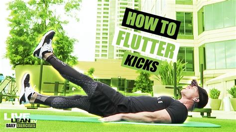 How To Do Flutter Kicks Exercise Demonstration Video And Guide Youtube