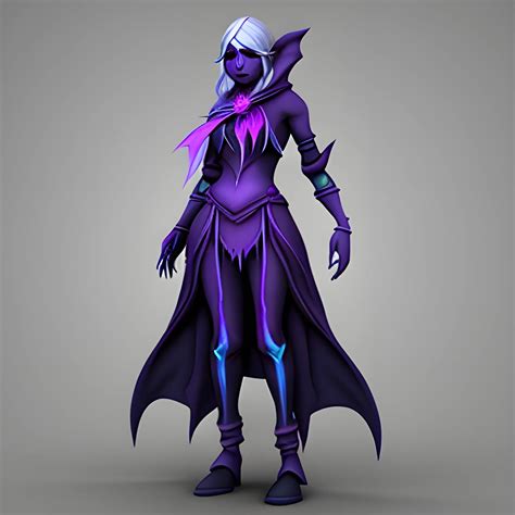 Female Mage Drow 3d Arthubai