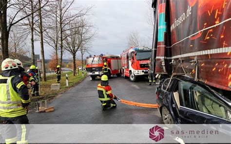 Unfall Auf Pendlerparkplatz An Der B Freiwillige Feuerwehr Sch Llnach