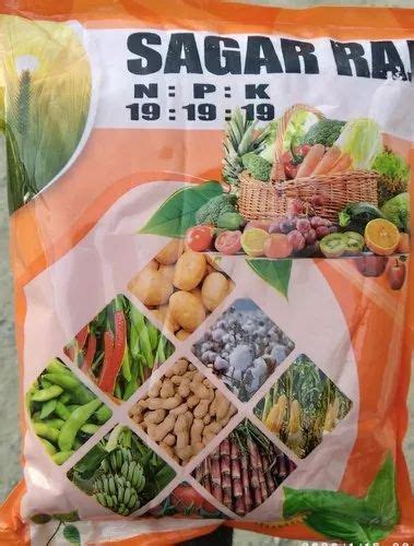 Npk 19 19 19 Water Soluble Fertilizer Packaging Type Packet